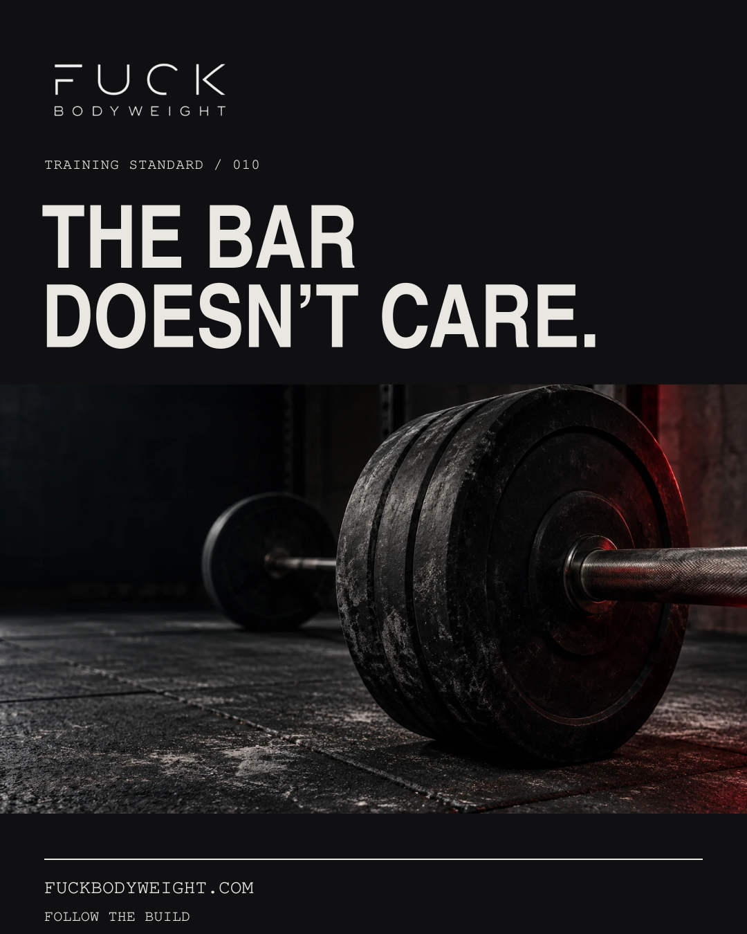 The bar doesn't care artwork